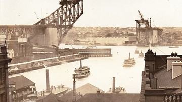 Sydney Harbour Bridge Construction