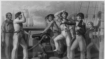 Commodore Perry at the Battle of Lake Erie