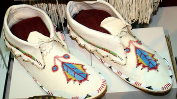 Kiowa Beaded Moccasins