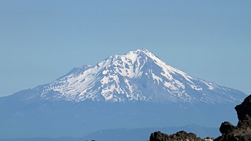 Mount Shasta in the Siskiyou Mountains, California