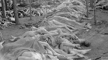 Unburied Corpses, Bergen-Belsen Concentration Camp