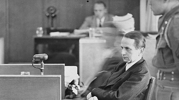 Ohlendorf at the Nuremberg Trials