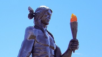 Glooscap Monument, Millbrook First Nation, Nova Scotia