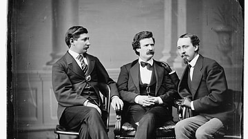 Mark Twain with G. A. Townsend and D. Gray