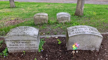 Graves of Mark Twain and His Wife