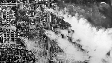 Aerial Photograph of Battle of Stalingrad