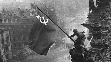 Raising a Flag over the Reichstag