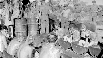 Mobile Bath Units, Burma