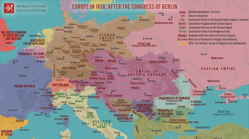 Europe in 1878 after the Congress of Berlin