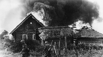 Burning Russian Village, Operation Barbarossa