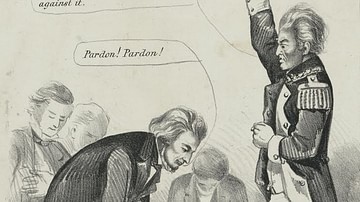 Cartoon Depicting Jackson's Triumph in the Nullification Crisis