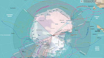 Map of Antarctica: Discovery and Exploration