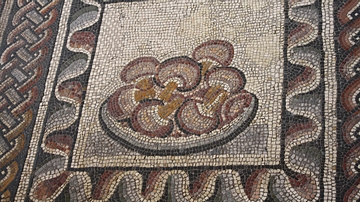 Mushrooms, Roman Mosaic