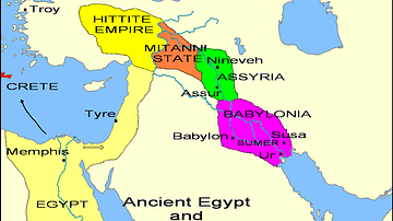 blank map of fertile crescent and mesopotamia