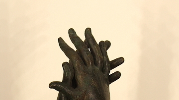 Bronze Hands Nutcracker