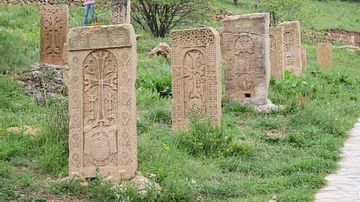 Khachkars at Noravank Monastery