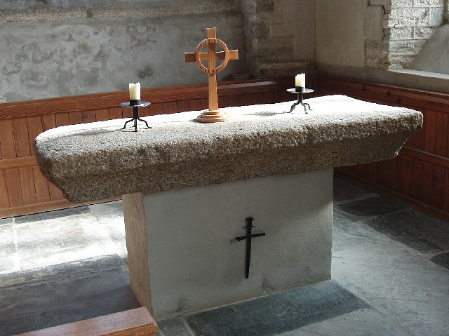 Inside Catholic Church Altar