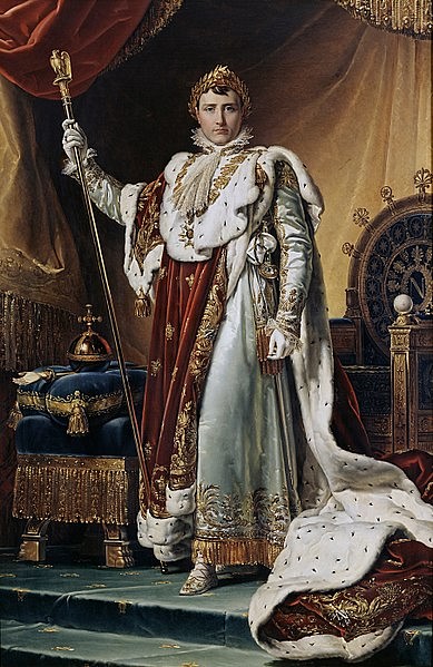 Napoleon in Coronation Robes Illustration World History