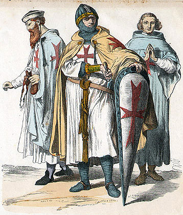 Hugues de Payens, Grand Master of the Knights Templar. Museum