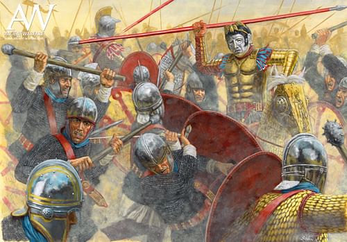 roman empire soldier fighting