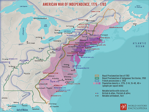 美国独立战争，1775 - 1783 年