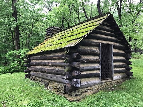 Replica of a Soldier's Hut at Valley Forge