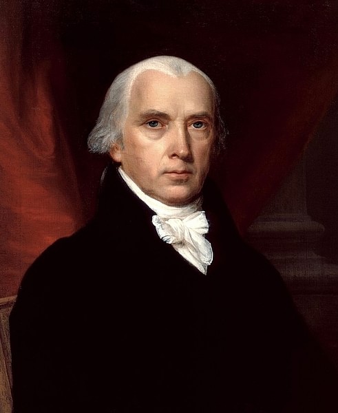 James Madison (by John Vanderlyn, Public Domain)