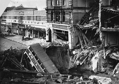 Balham Bomb Damage, London Blitz