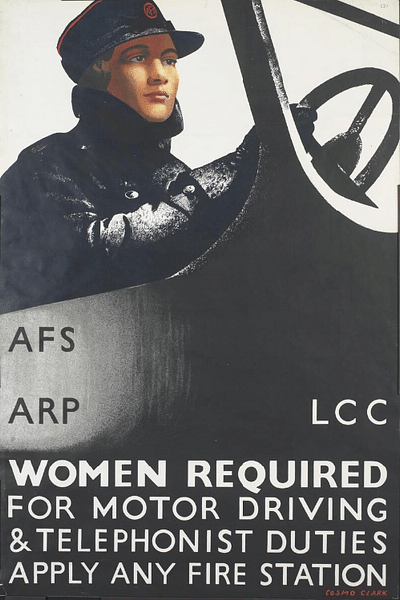 二战期间女性征兵海报