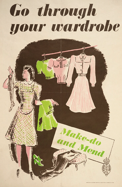 Make-do & Mend Poster, WWII