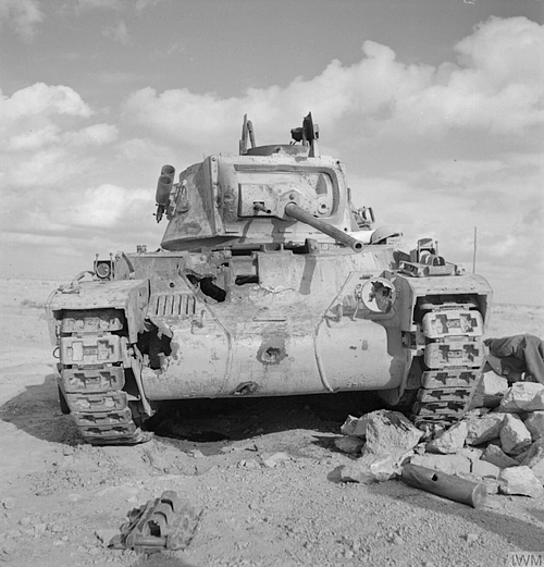 Disabled Matilda Tank, Tobruk