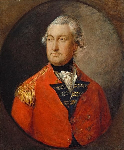 Charles Cornwallis, 1st Marquess Cornwallis (by Thomas Gainsborough, Public Domain)