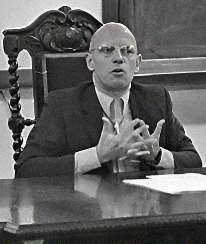 Michel Foucault (by Unknown Photographer, Public Domain)