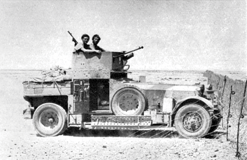 Rolls-Royce Armoured Car, Bardia