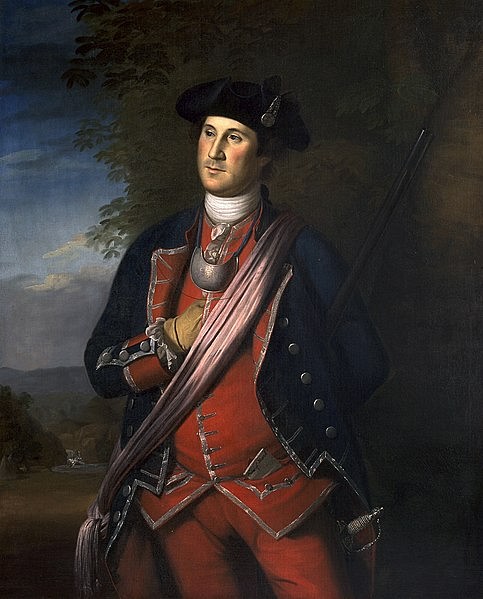 Colonel George Washington in the Uniform of the Virginia Regiment