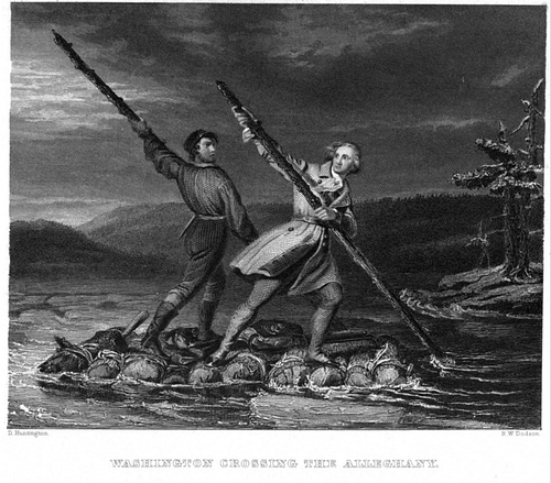 Washington Crossing the Aleghany