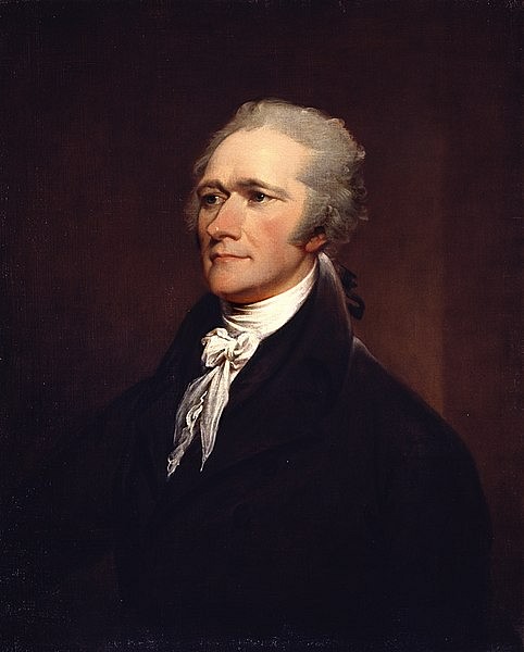 Alexander Hamilton (by John Trumbull, Public Domain)