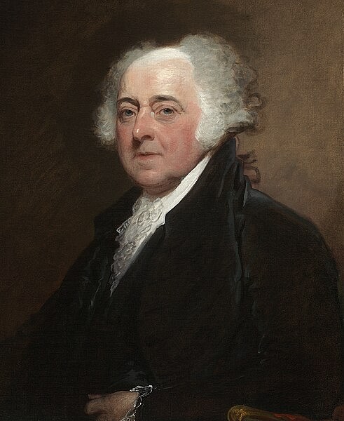 John Adams (by Gilbert Stuart, Public Domain)