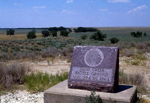 Sand Creek Battle Ground Marker