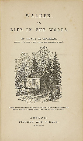 Title Page of Walden