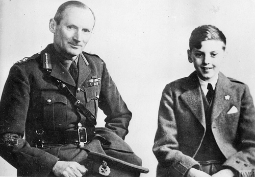 Bernard Montgomery and his son David