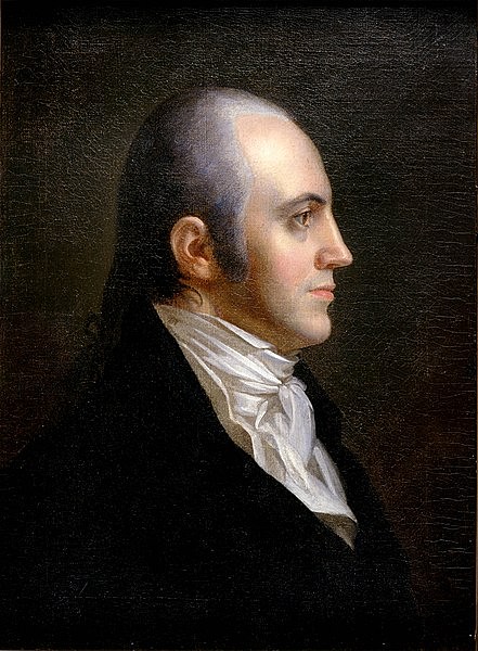 Aaron Burr (by John Vanderlyn, Public Domain)