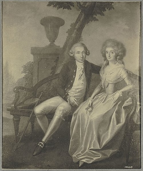 Aaron Burr and His Wife Theodosia Bartow Burr