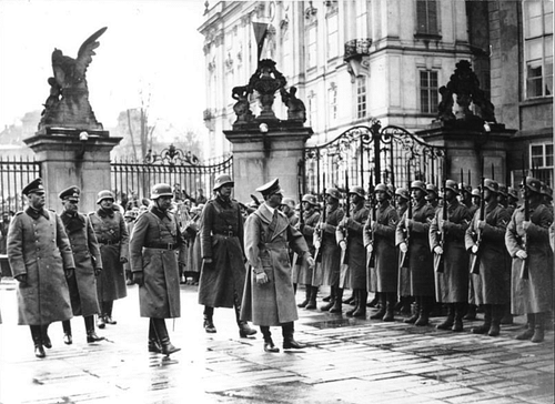 Hitler at the Gates of Prague Castle