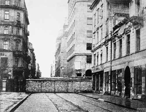 Walled Jewish Ghetto, Warsaw