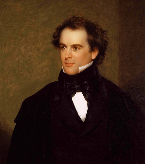 Portrait of Nathaniel Hawthorne (by Charles Osgood, Public Domain)