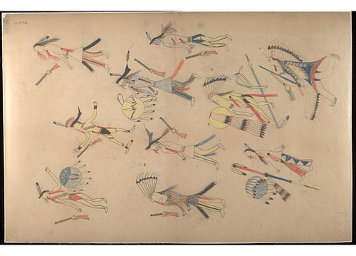 Red Horse Pictographic Account of Little Bighorn