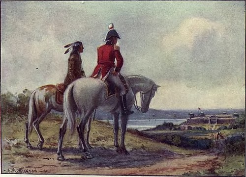 Tecumseh and Brock at Fort Detroit