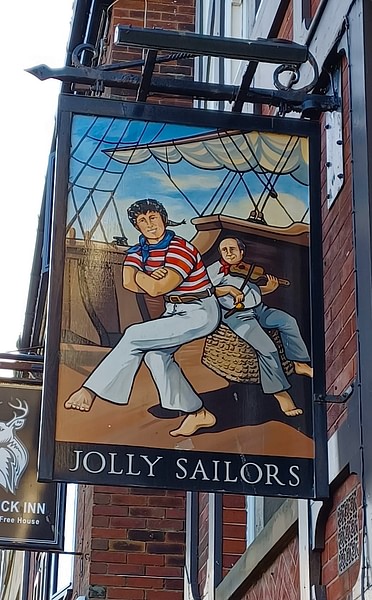 The Jolly Sailors Pub Sign, Whitby