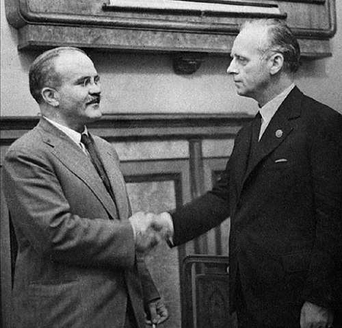 Molotov & Ribbentrop, 1939